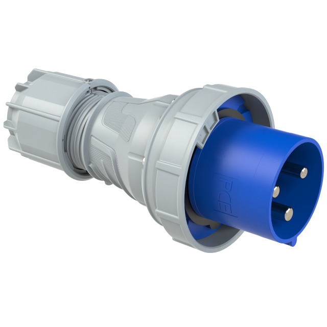 Cee 16A 230V 3p Blue Industrial Connector - China Industrial Female  Connector, Commando Connector