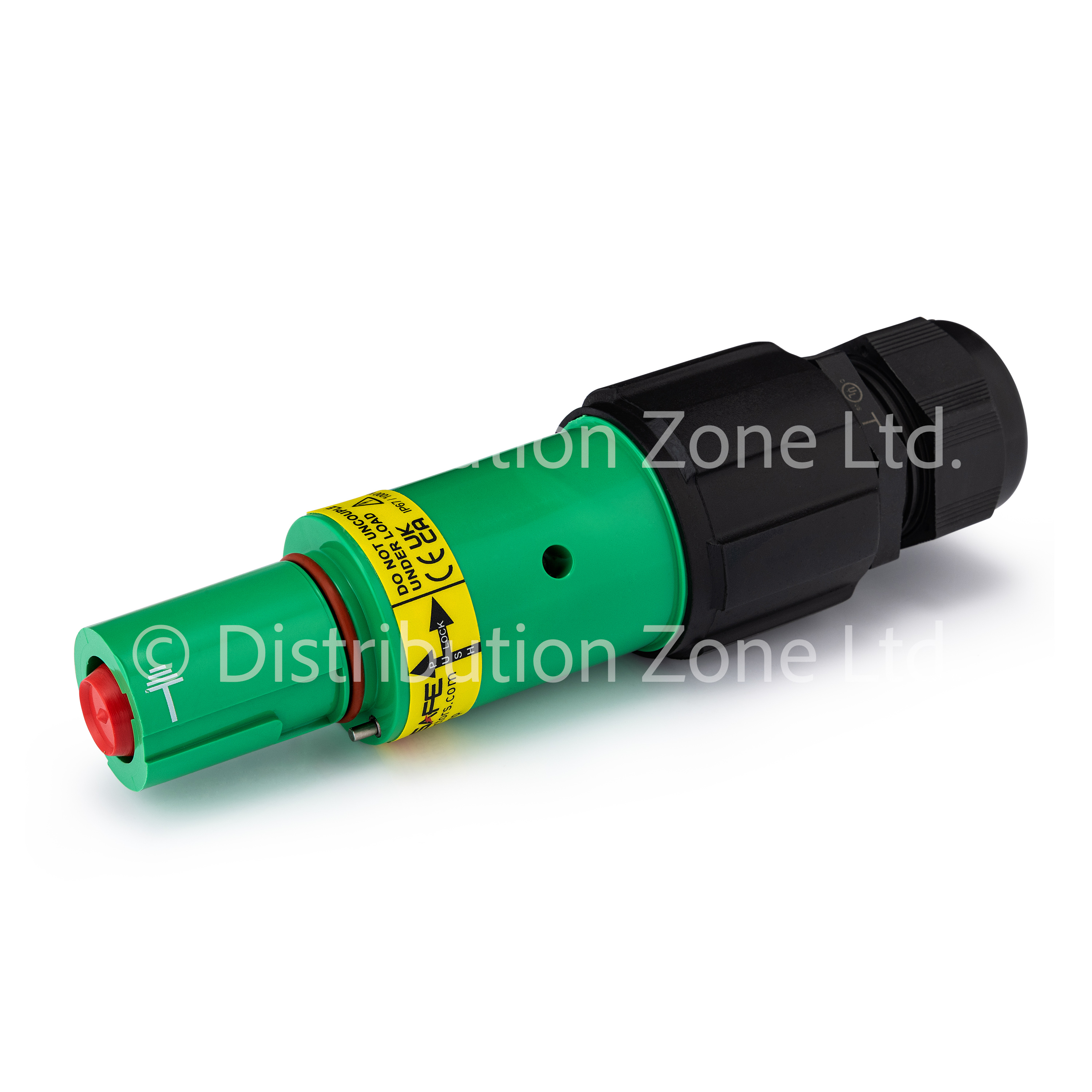 Powersafe Powerlock Connector 800A Line Drain Earth Green 300mm2 M40B